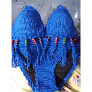 BIKINI LEN MÓC XANH HẠT GỖ CÓ FEEDBACK