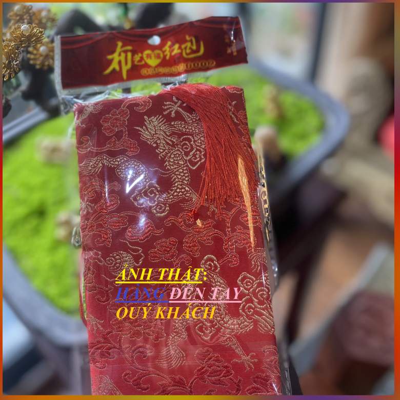 [Rẻ vô địch] Phong Bao Lì Xì Đầu Năm, Hầu Đồng Thêu Hoa Văn Sang Trọng Cao Cấp Mã M09