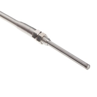 1M PT100 Thermocouple Probe 5mm x 50mm 3-Wire M8 Thread 3.3Ft Temperature Sensor