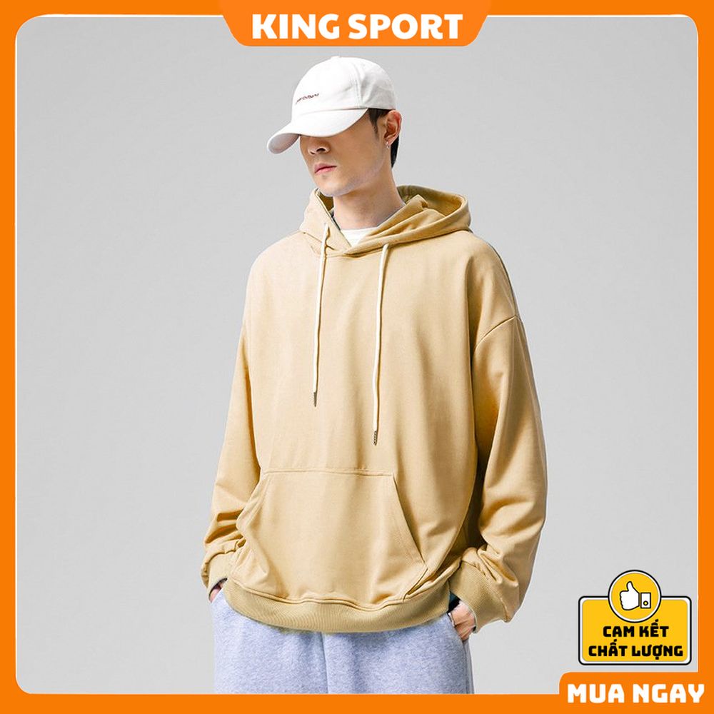 Áo khoác nỉ hoodie nam nữ form rộng kiểu dáng hàn quốc Unisex KING SPORT Áo hoodie nỉ nam nữ cao cấp ấm ấp