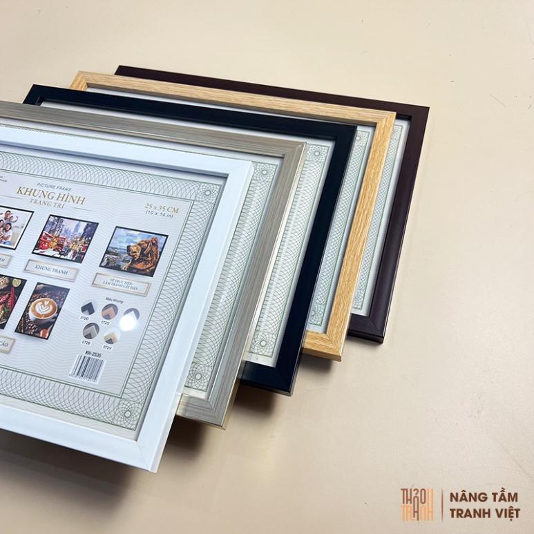 Khung Hình 25x35cm Treo Tường - Khung Bằng Khen, Khung Tranh Trang Trí - Nhựa Mica trong suốt, sang trọng
