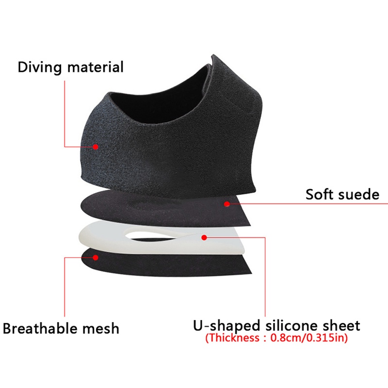 Đệm Gel Silicone Giảm Đau Gót Chân Chăm Sóc Da