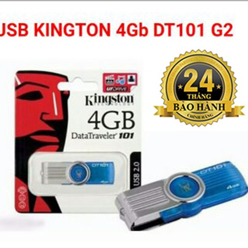 USB 4GB KINGSTON -SIÊU BỀN-BH24T