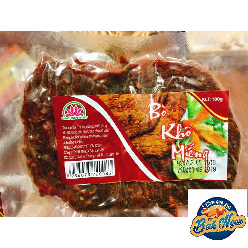 Khô Bò miếng_ BÒ MIẾNG ĂN LIỀN ( bò thật 100%)