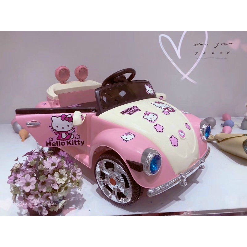 Xe ô tô điện trẻ em Hello Kitty