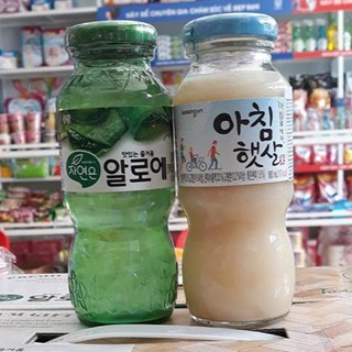 Nước gạo, nước nha đam woongjin hàn quốc chai 180ml