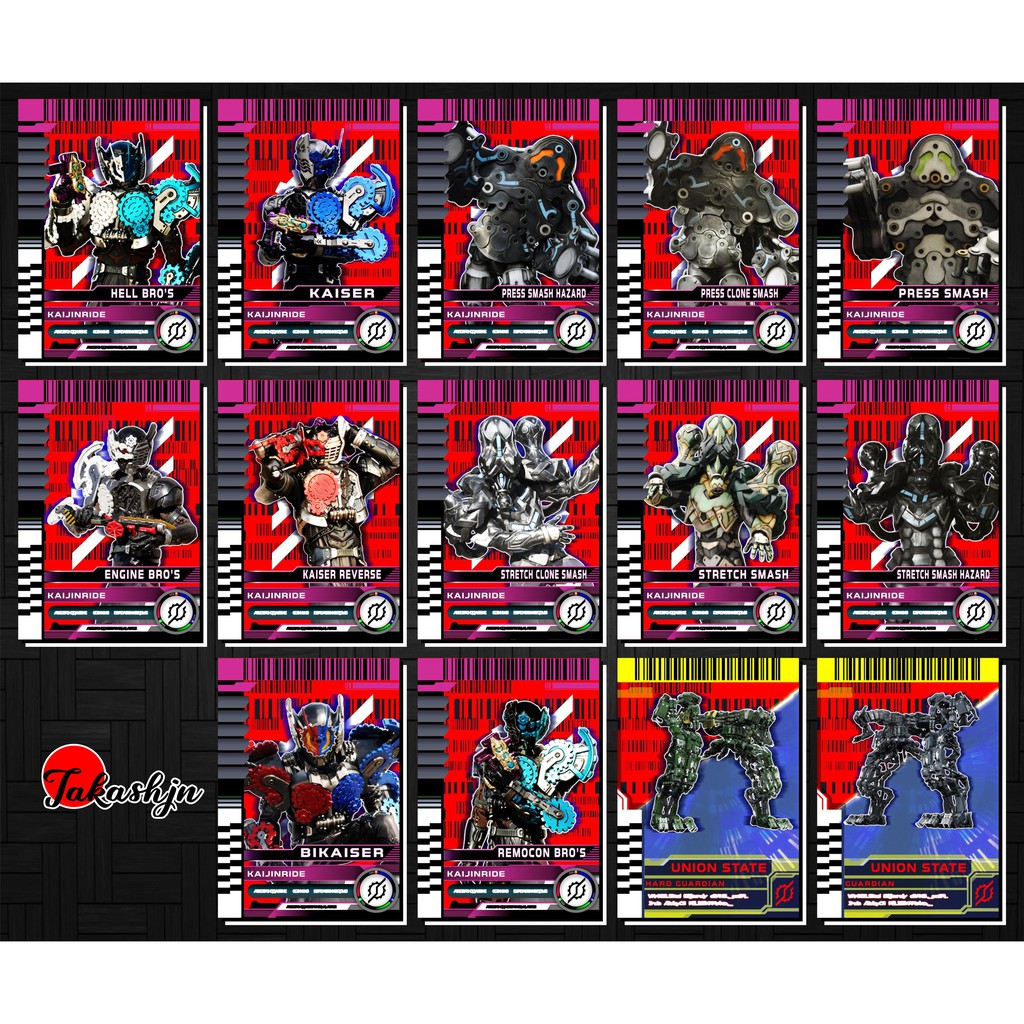 [Độc Quyền Phản Quang 7 Màu] Thẻ Bài (Card) Kamen Rider Build