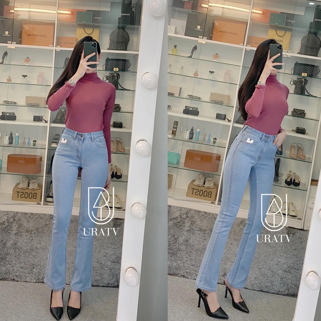 [FREESHIP - ẢNH THẬT] Quần LOE DÀI Jean co giãn trơn STRADl | BigBuy360 - bigbuy360.vn