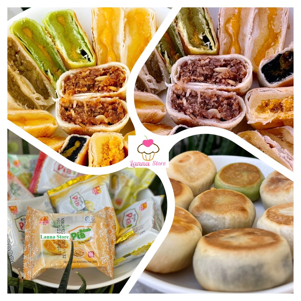 [ Đủ 10 Vị ] Bánh Pía Kim Sa, Chay Mini, Bánh Bía Tân Huê Viên