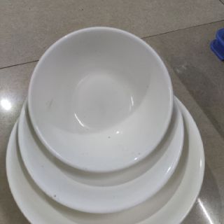 Tô sứ trắng loe