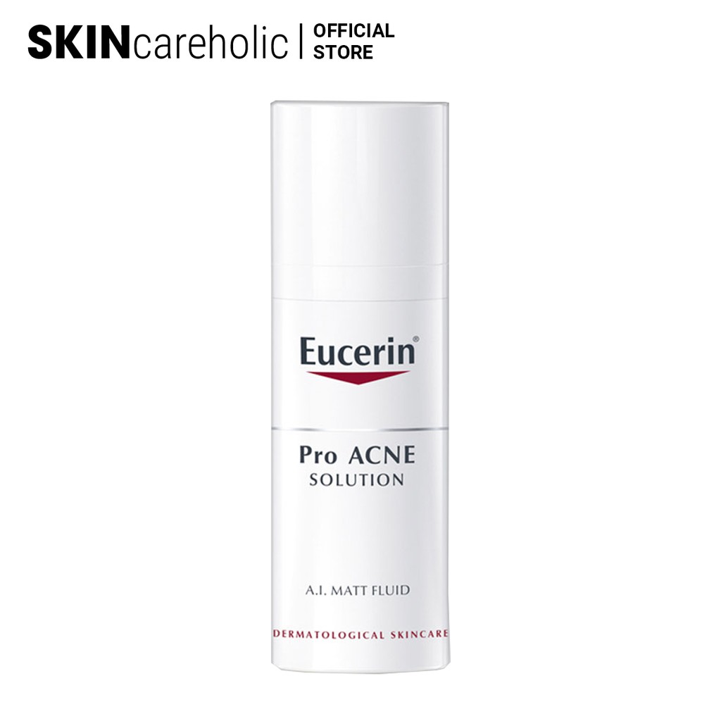 Kem Dưỡng Giúp Giảm Dầu Và Mụn Eucerin Pro - Acne Solution A.I Matt Fluid