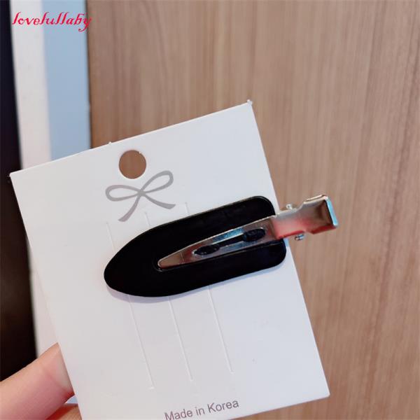 Kẹp tóc màu trơn phong cách Hàn Quốc thời trang dành cho nữ với nhiều màu tùy chọn