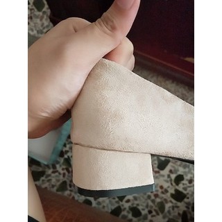 [ORDER] Giày công sở da lộn gót cao 3.5cm (ảnh thật ở cuối)