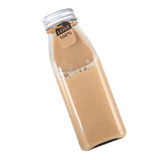 COMBO 20 CHAI THỦY TINH DÁNG VUÔNG 350ML NẮP NHÔM ĐỰNG NƯỚC, SINH TỐ, MẬT ONG, CHƯNG YẾN