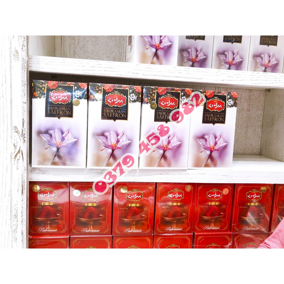 1.0 Gr Saffron Bahraman Thiếc Trắng Super Negin |Nhụy hoa nghệ tây chính hãng Iran | BigBuy360 - bigbuy360.vn