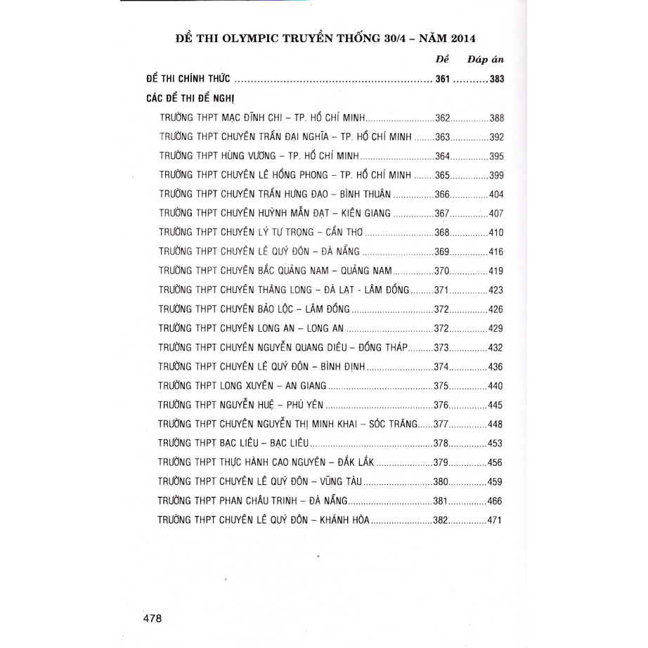 Sách - Tổng tập đề thi Olympic 30 tháng 4 Toán 11 (2010 - 2014).