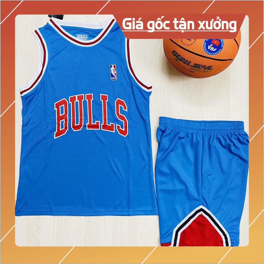 [SIÊU SALE] Bộ quần áo bóng rổ NBA BULLS cao cấp ⚡ FREE SHIP ⚡ vải thun lạnh đủ size người lớn trẻ em