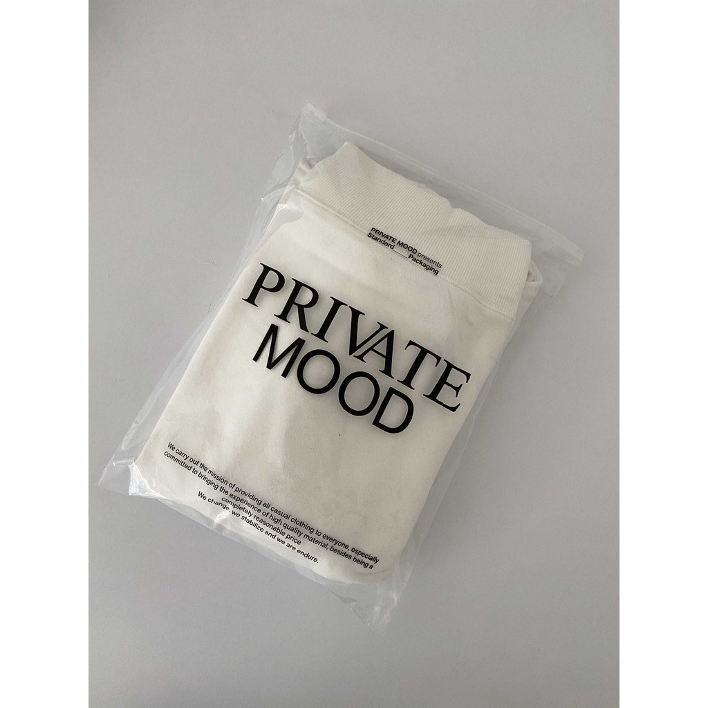 Áo Sweater trắng PRIVATE MOOD® | SS21 | Ep.1 - Private Sweatshirt