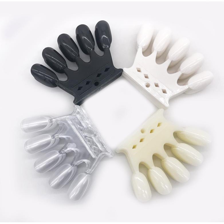 Móng mẫu tập vẽ nail, móng tập sơn hình vương miện nail Jeliva Chính Hãng