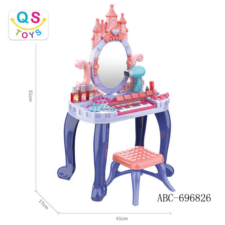 Bàn trang điểm có đàn piano màu mới đồ chơi cho bé