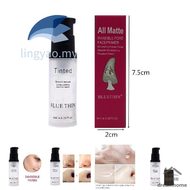(Hàng Mới Về) Kem Lót Trang Điểm Kiểm Soát Dầu Che Phủ Lỗ Chân Lông 6ml