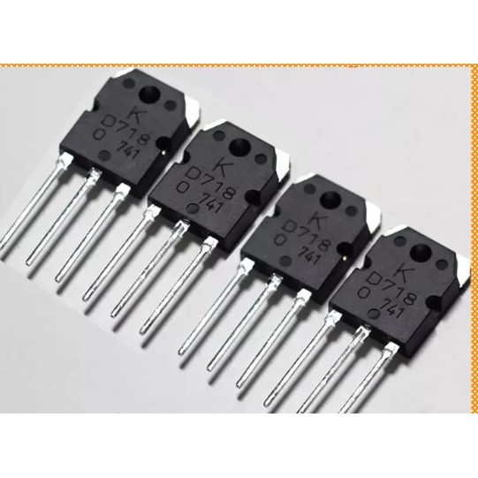 Sò công suất ( Transistor ) D718 - B688 MỚI 100% LOẠI 1 hãng KEC Lưng đồng