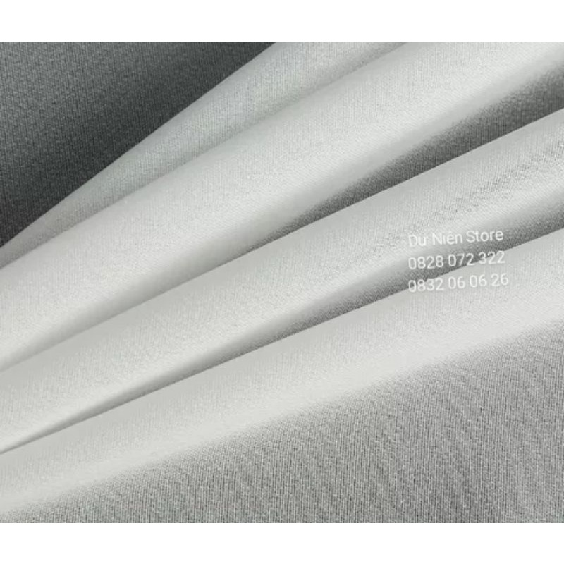 1m Mex Xoa, Mex Lụa 50D Khổ 1.6 Trắng Đen.