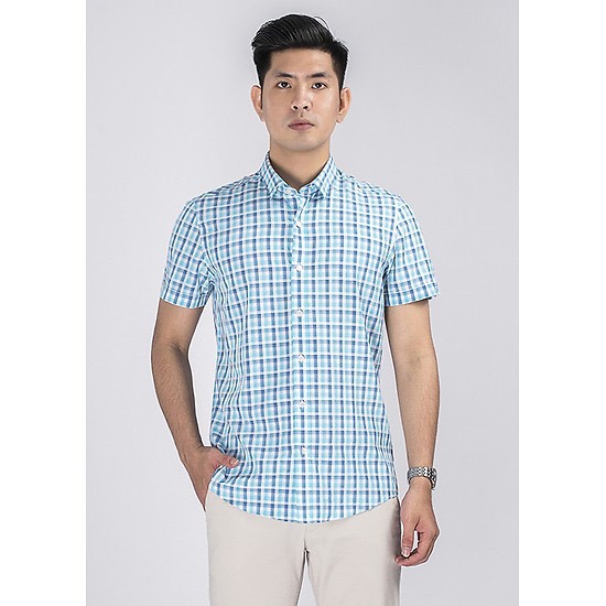 (ARISTINO sale) Áo sơ mi ARISTINO cộc tay ASS034S9  ÁO NGẮN TAY CHẤT SỢI TRE CAO CẤP MỊN MÁT CHỐNG NHĂN | BigBuy360 - bigbuy360.vn