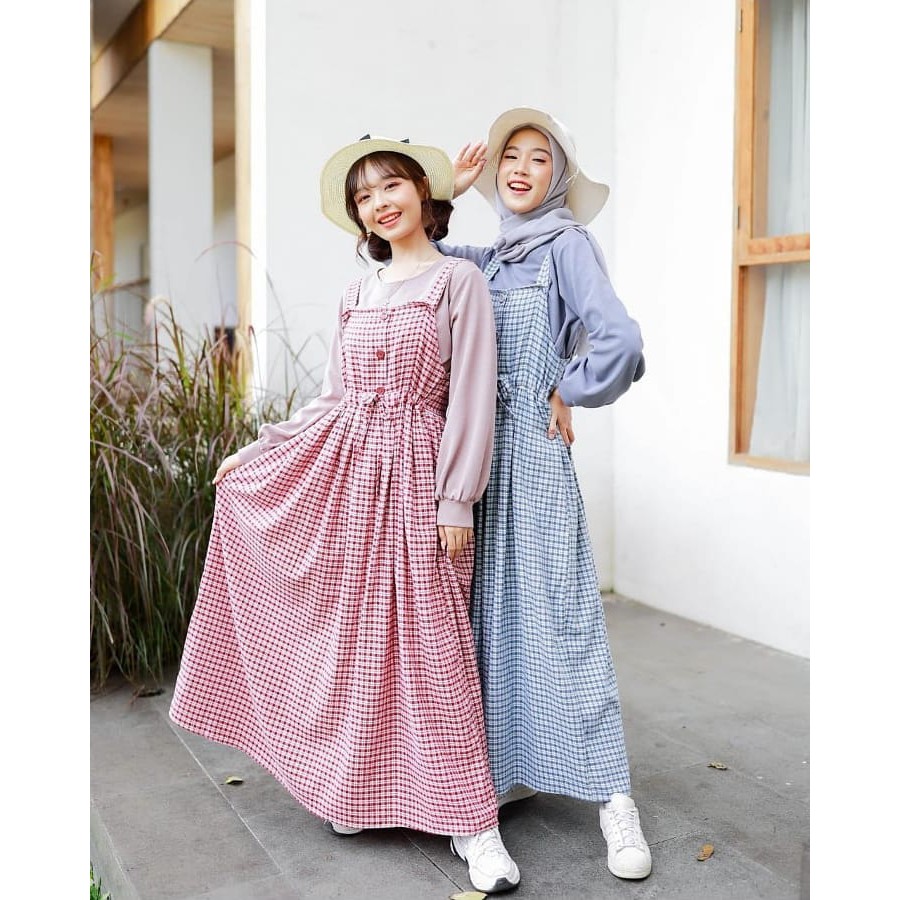 Bộ quần áo OVERALL // SIHRA SET OVERALL // KOREAN LOOK // màu xanh lá cây cho nữ