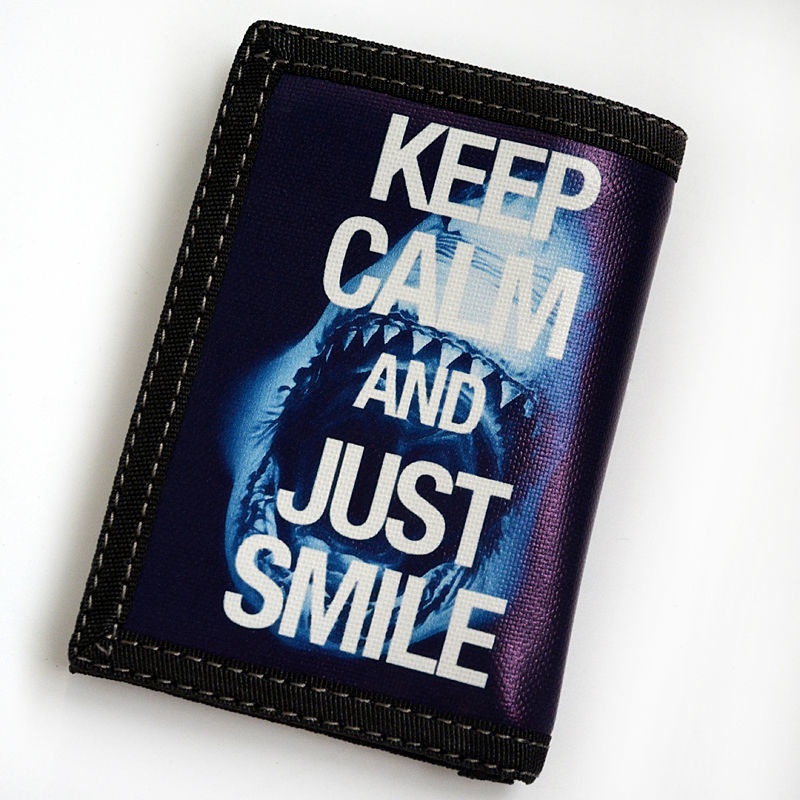 Ví Gấp Ba Khúc Vải canvas Siêu Mỏng Có Khóa Kéo Phong Cách Thể Thao Cho Nam