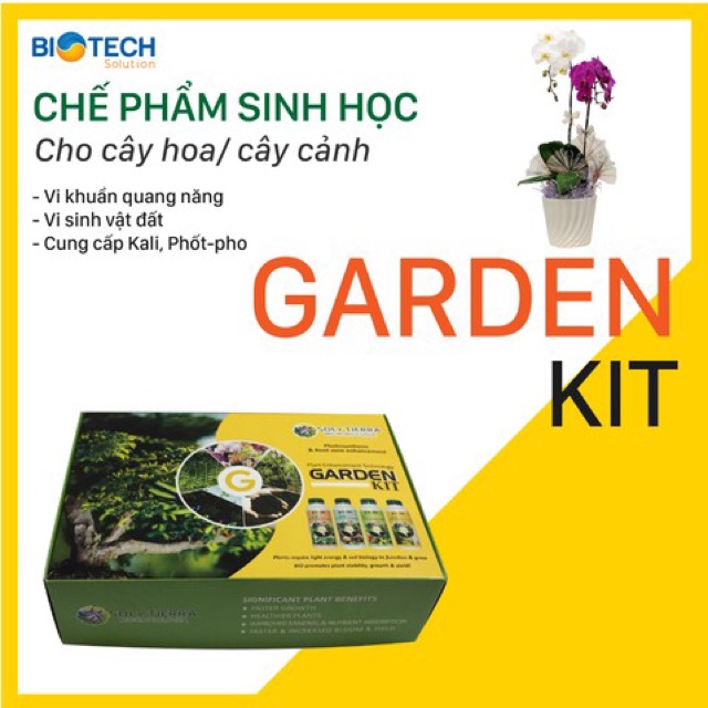 GARDEN KIT Bộ chế phẩm sinh học toàn diện cho hoa và cây cảnh