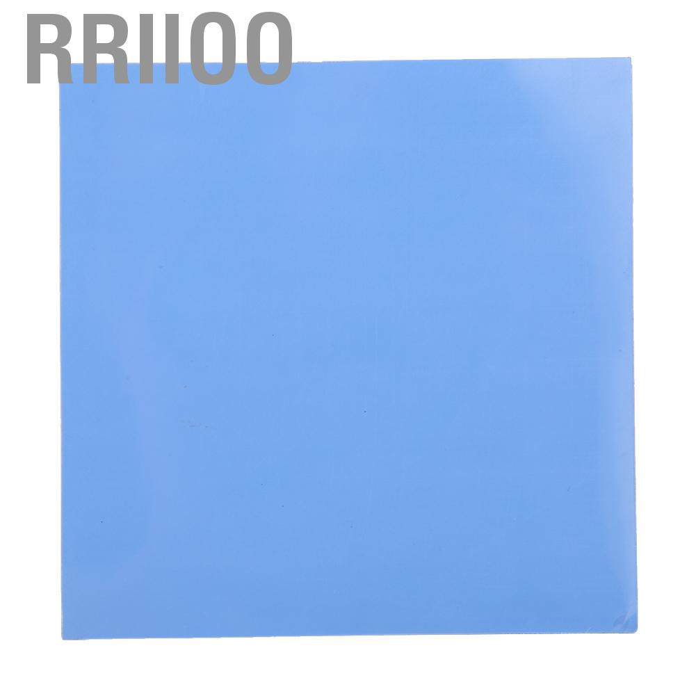 Rriioo Blue Thermal Conductive Pad CPU GPU Heat Dissipation Sheet 100x100x5mm 1.5W/m-k