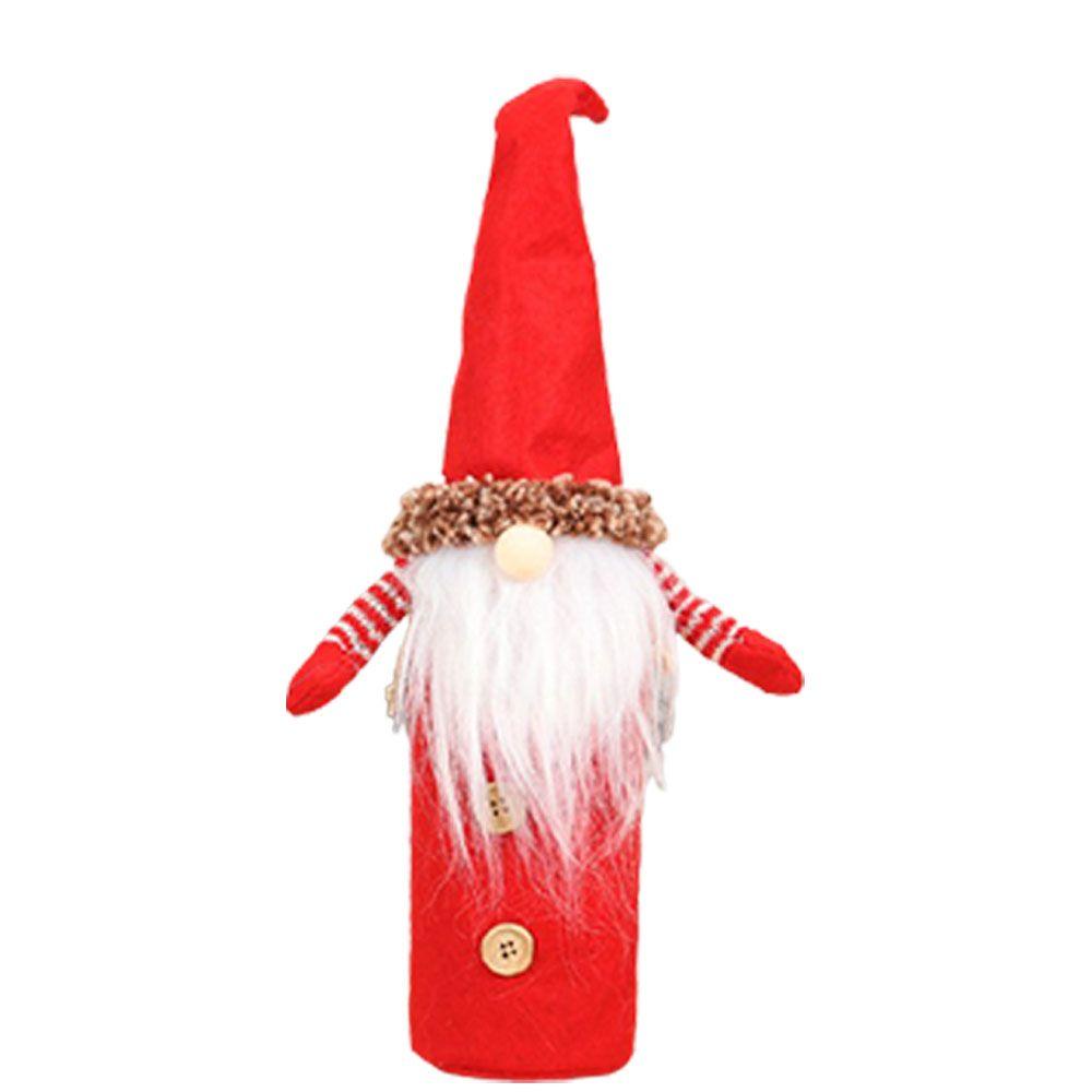 Vỏ Bọc Chai Rượu Bằng Vải Không Dệt Nhiều Màu Sắc Trang Trí Giáng Sinh