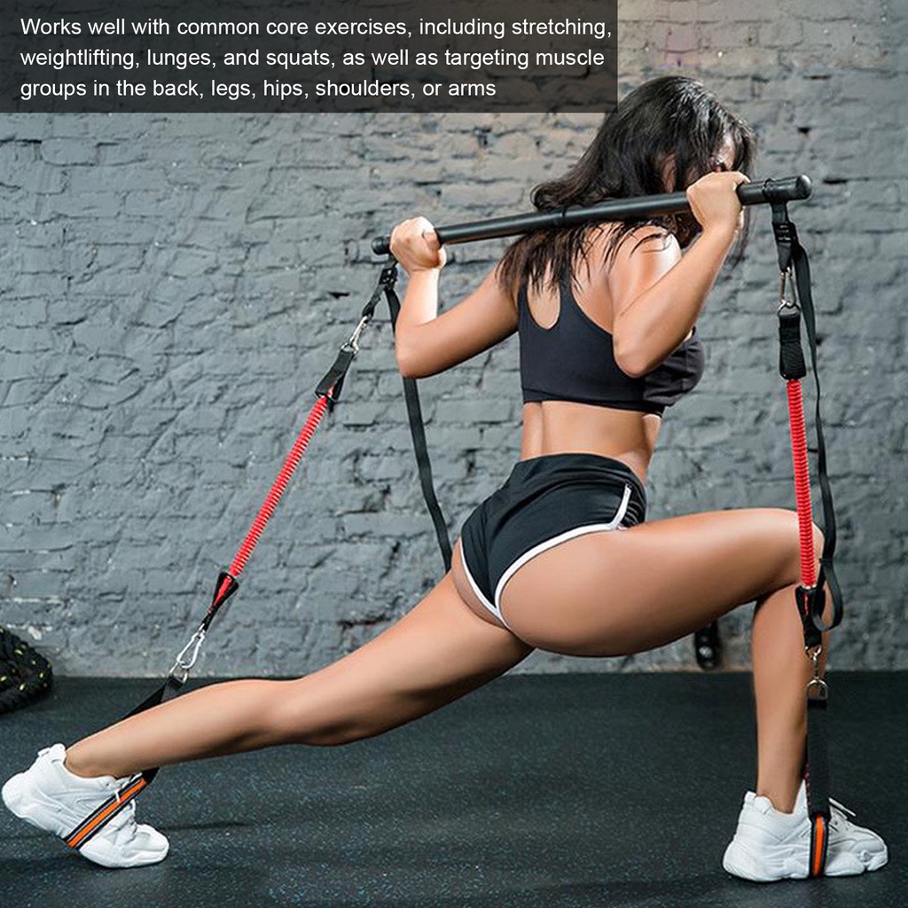 Có thể bán buôn Bộ dụng cụ tập Pilates di động với dây đeo có thể điều chỉnh được Thiết bị Yoga cho việc luyện Vermont055 Hàng giao ngay