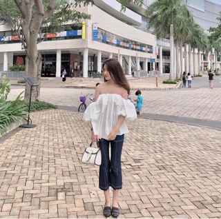 Áo trễ vai trắng Off-Shoulder Top