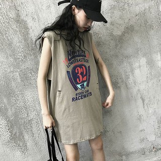 Áo tank top unisex ulzzang oversize street style tanktop