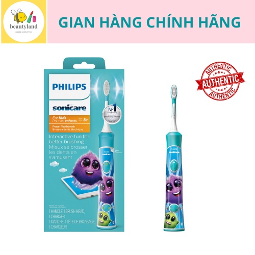 [CHÍNH HÃNG] Bàn chải điện trẻ em Philips Sonicare For Kids dành cho bé từ 3 tuổi