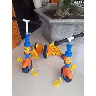 Xe Trượt 3 Công Dụng Grow có bàn đạp