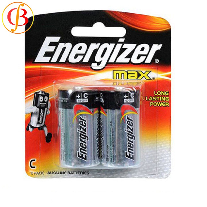 Pin Trung C LR14 Energizer Alkaline (Vỉ 2 Viên)