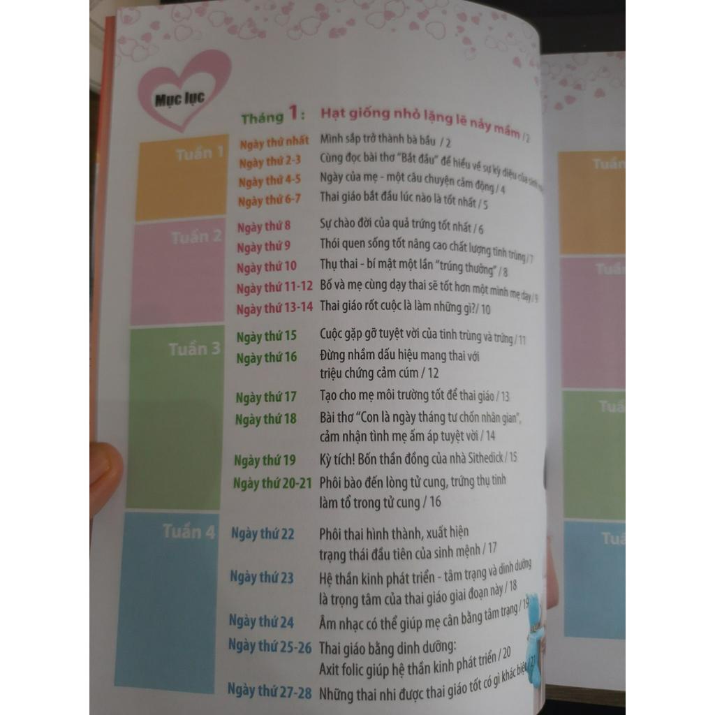 Sách - Thai Giáo Theo Chuyên Gia, 280 Ngày, Mỗi Ngày Đọc Một Trang - MLB115