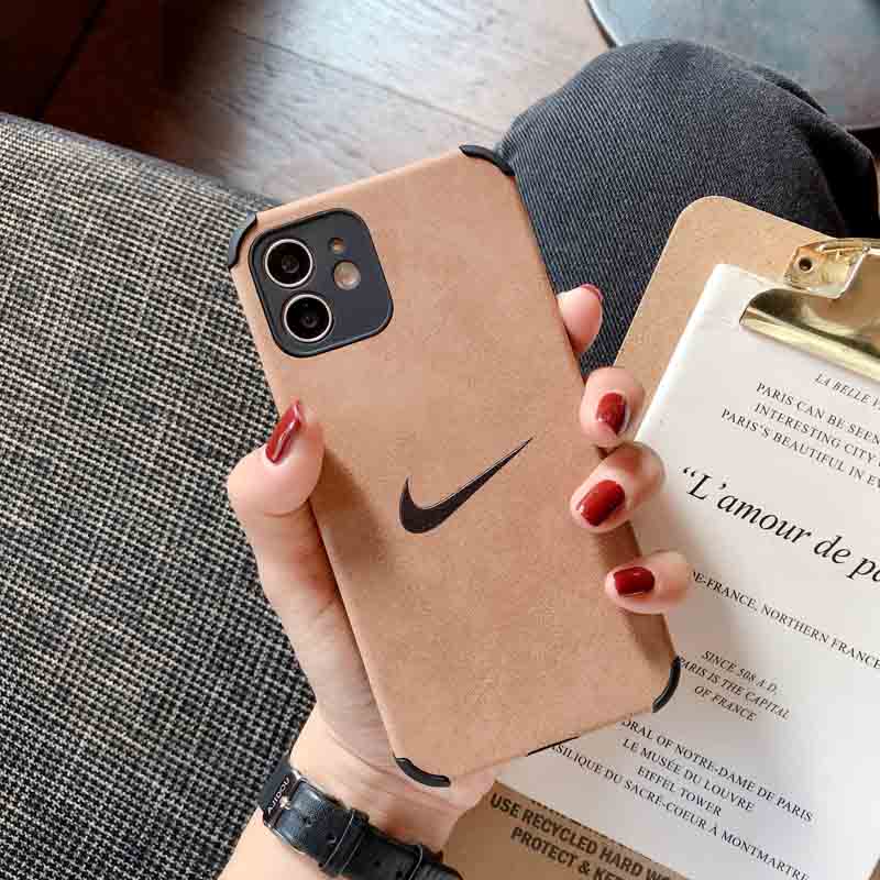 Ốp Điện Thoại Da Mềm Chống Sốc Họa Tiết Nike AJ Nike Cho iPhone 7 8 Plus X Xr Xs 12 12 Mini 12 Pro MAX 11 Pro MAX