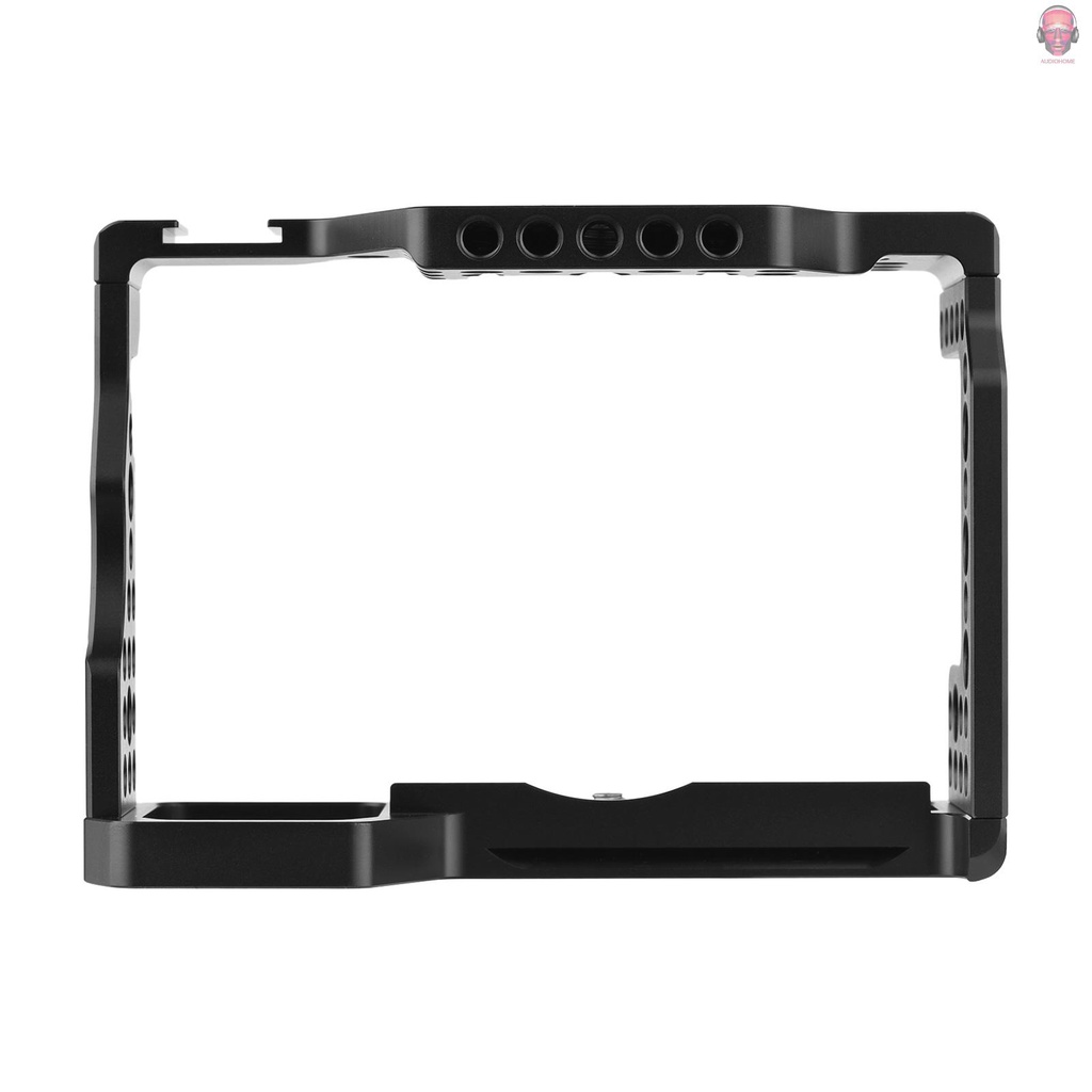 Lồng máy ảnh bằng hợp kim nhôm thay thế cho máy ảnh không gương lật Sony A7M3 A7R3 A9 với giá đỡ lỗ vít 1/4 3/8 inch