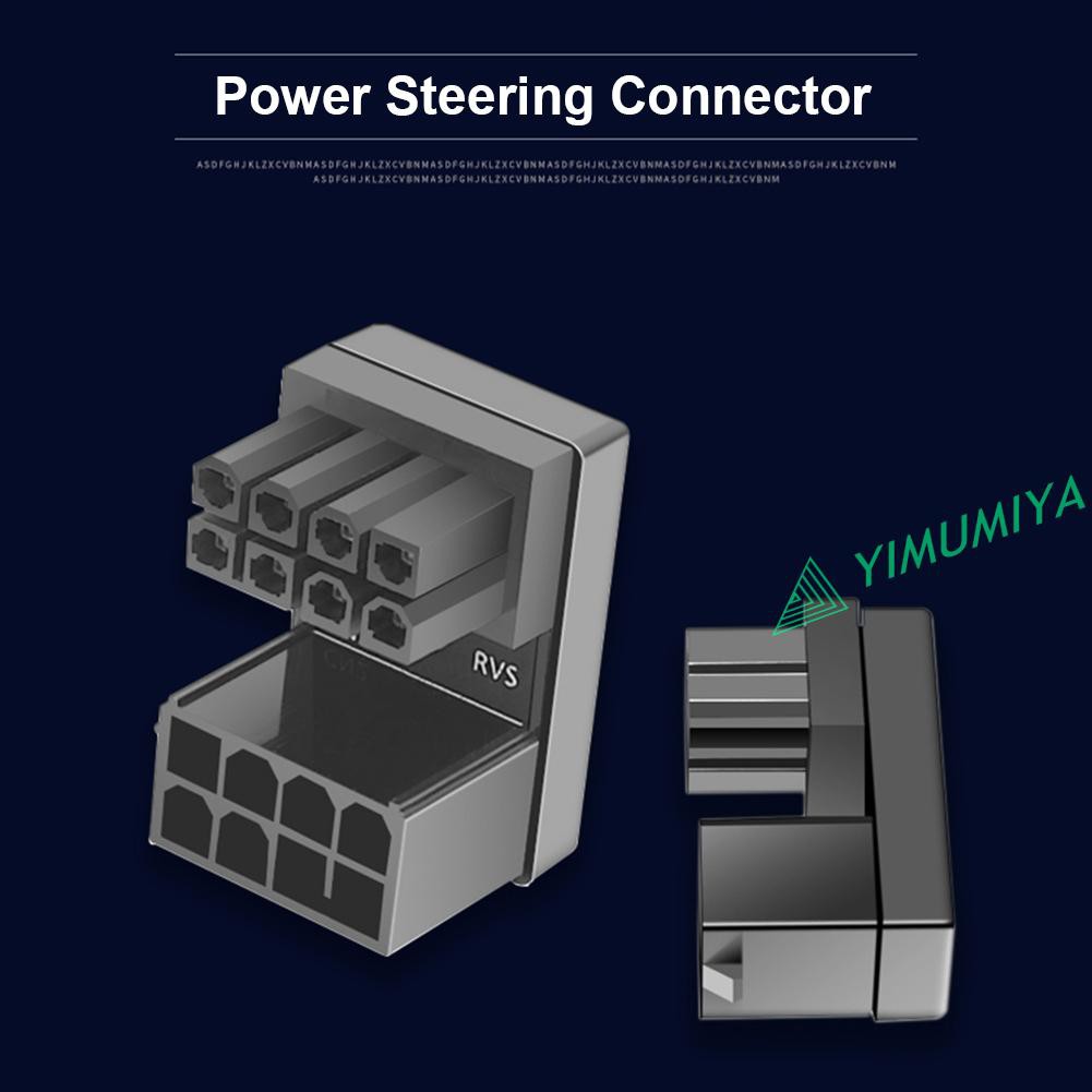 Đầu Chuyển Đổi Atx 8pin 6pin Female Sang 8pin 6pin Male 180 Độ Cho Desktop Gpu | BigBuy360 - bigbuy360.vn