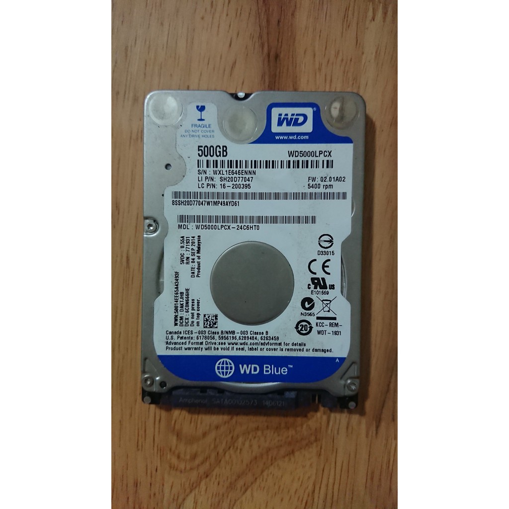 Ổ cứng HDD 500GB dùng cho laptop và máy tính để bàn (hàng tháo máy) | BigBuy360 - bigbuy360.vn