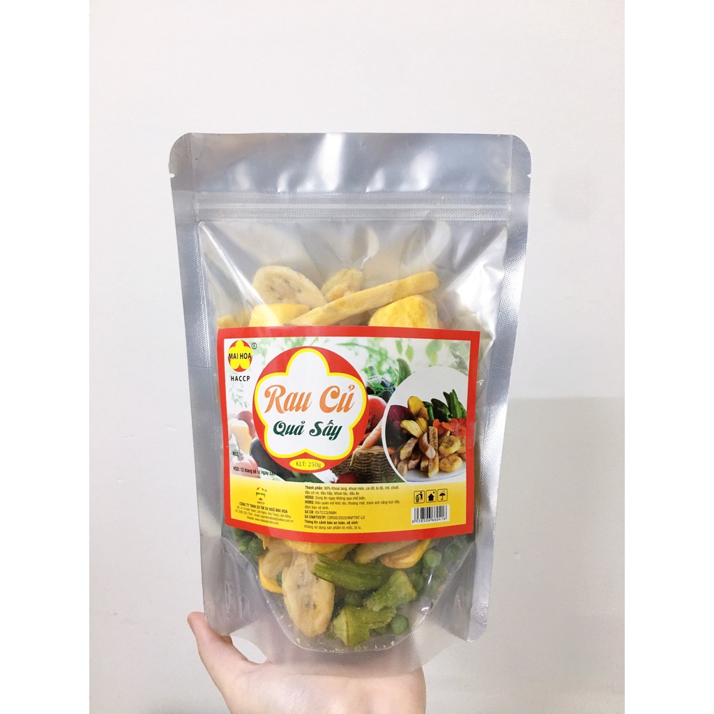 RAU CỦ QUẢ SẤY - 250g - ĐẶC SẢN ĐÀ LẠT MAI HOA