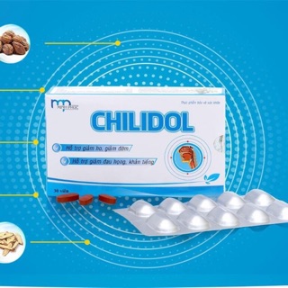 CHILIDOL trị khàn tiếng , tắt tiếng , viên thanh quản
