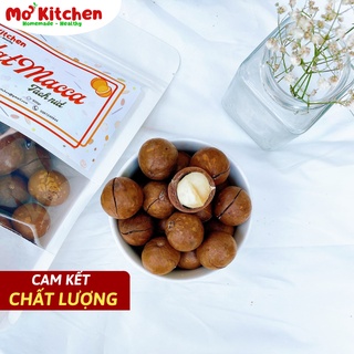 Hạt macca nứt vỏ sấy chín daklak - hạt mắc ca size lớn mơ kitchen 500g