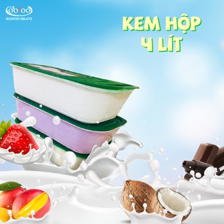 [ HN - CHỈ GIAO HỎA TỐC]Kem hộp 4 lít Goofoo