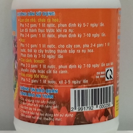 Phân Bón Đầu Trâu 701 Kích Thích Ra Hoa (100g), chuyên dùng cho hoa lan, cây kiểng