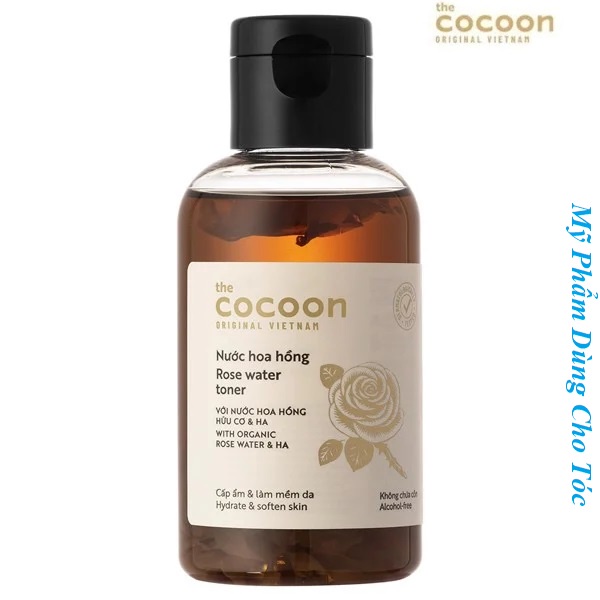Nước hoa hồng cocoon 140ml (rose water toner) cấp ẩm, làm mềm và dịu da